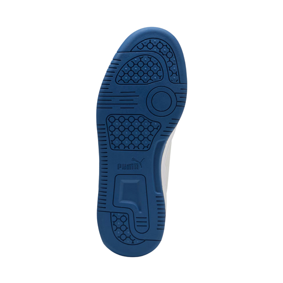 Buty dla dzieci Puma Rebound V6 Lo Mid biało-niebieskie 393833 28
