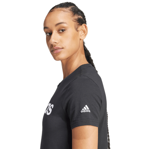 Koszulka damska adidas Essentials Slim T-Shirt czarna GL0769