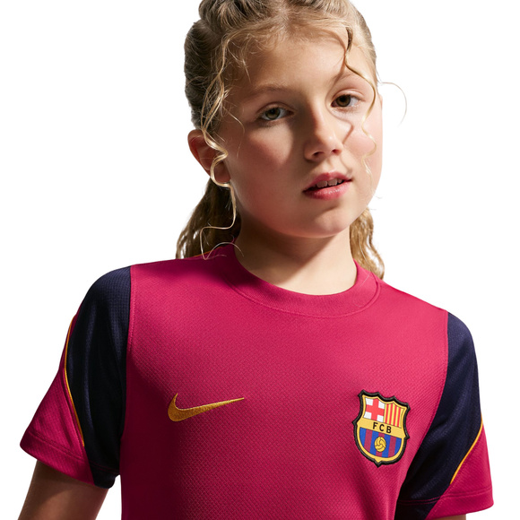 Koszulka dla dzieci Nike FC Barcelona Strike bordowa II3237 621