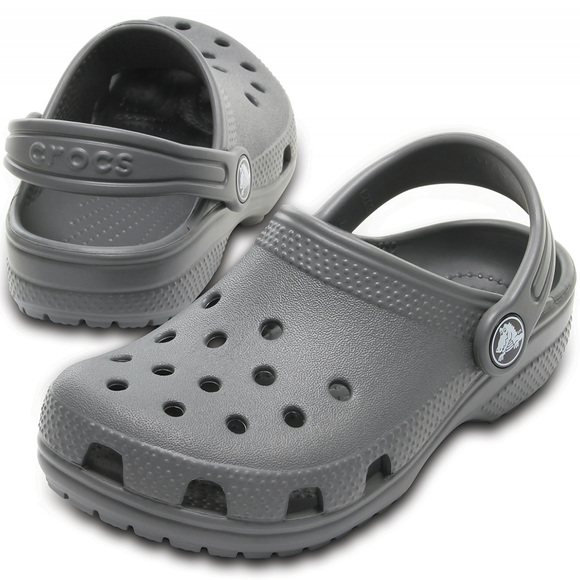 Chodaki dla dzieci Crocs Crocband Classic Clog K Kids szare 204536 0DA