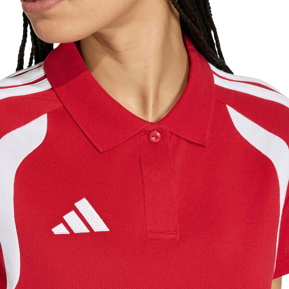 Koszulka damska adidas Tiro 26 League Polo czerwona KF9099