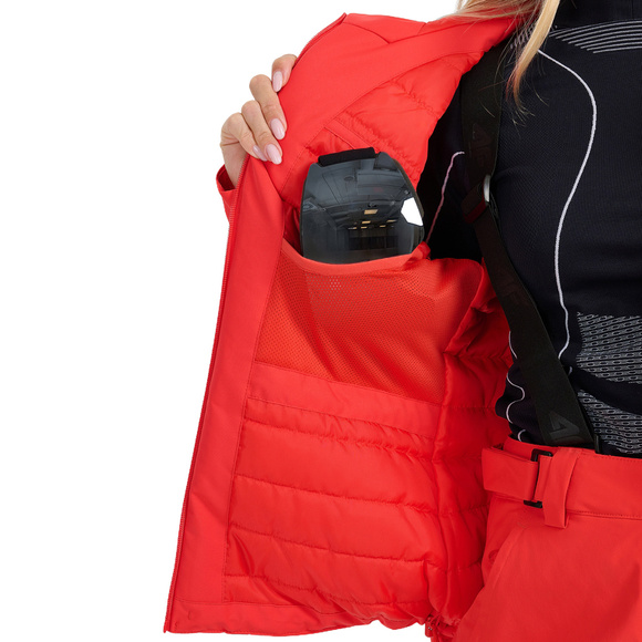 Kurtka narciarska damska 4F F0954 czerwona 4FWAW25TTJAF0954 62S