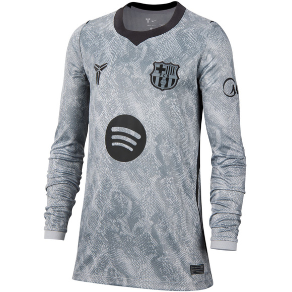 Koszulka bramkarska dla dzieci Nike FC Barcelona 2026/27 Stadium Away szara IO8337 013 