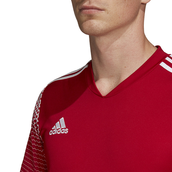 Koszulka męska adidas Regista 20 Jersey czerwono-biała FI4551