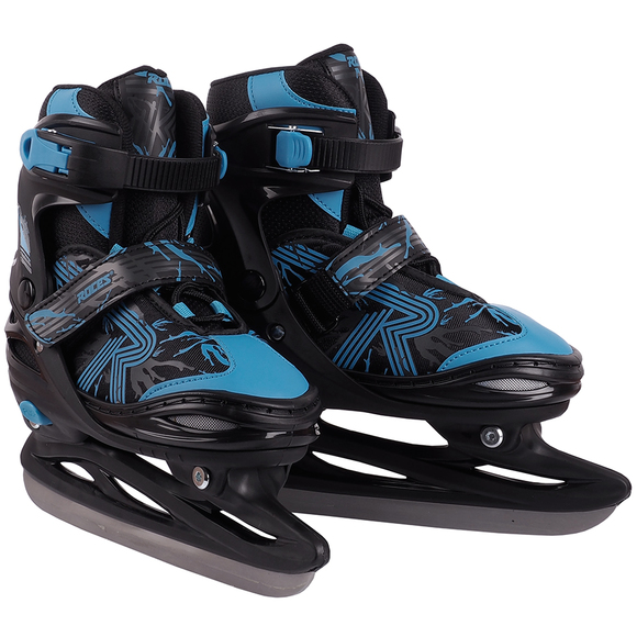 Łyżwy Roces Jokey Ice 3.0 Boy czarno-niebieskie 450707 01