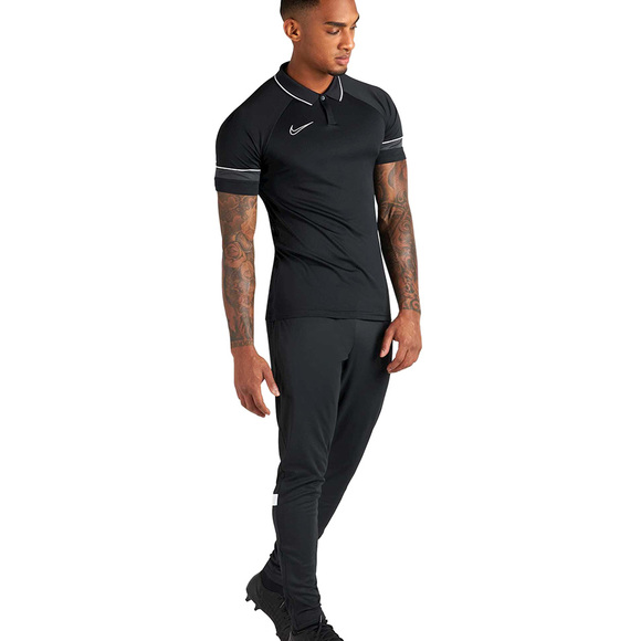 Koszulka męska Nike DF Academy 21 Polo SS czarna CW6104 014