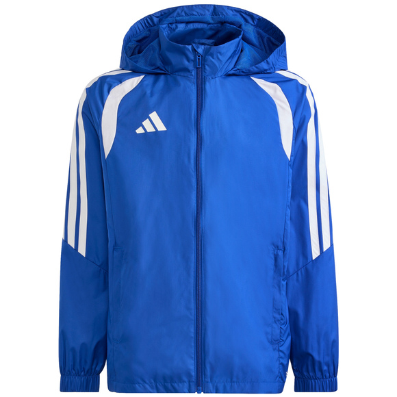 Kurtka dla dzieci adidas Tiro 26 League Windbreaker niebieska JY9723