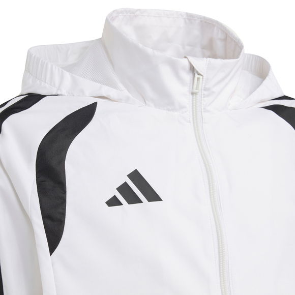 Kurtka dla dzieci adidas Tiro 26 League Windbreaker biała JY9722