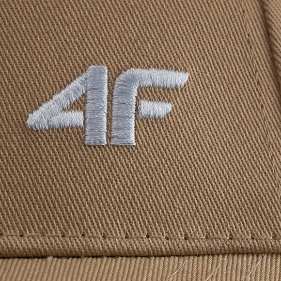 Czapka z daszkiem 4F U552 beżowa 4FWSS26ACABU552 83S