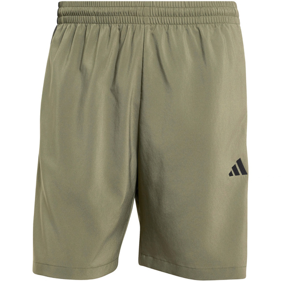 Spodenki męskie adidas Essentials 3-Stripes Chelsea Lite Woven oliwkowe KY4154