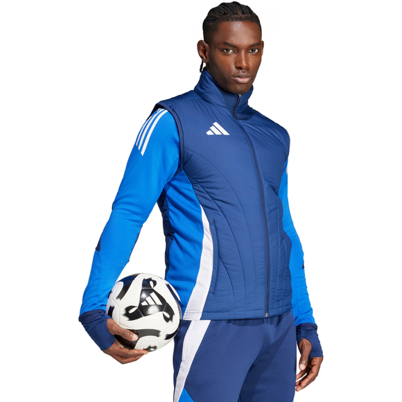Kamizelka męska adidas Tiro 24 Competition Winterized niebieska IY0119
