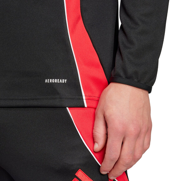 Bluza męska adidas Tiro 24 Training Top czarno-czerwona JN4565