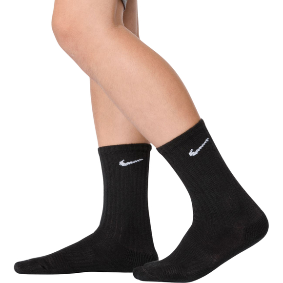 Skarpety dla dzieci Nike Everyday Cush Crew 6 par czarne SX6910 010