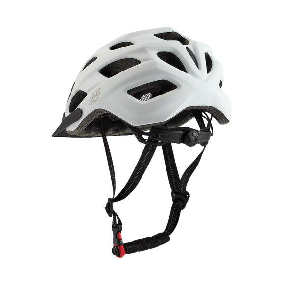 Kask rowerowy 4F U135 roz.M 55-58 cm biały 4FWSS26AHELU135 10S