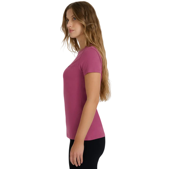 Koszulka damska 4F F2439 burgund 4FWAW25TTSHF2439 60S