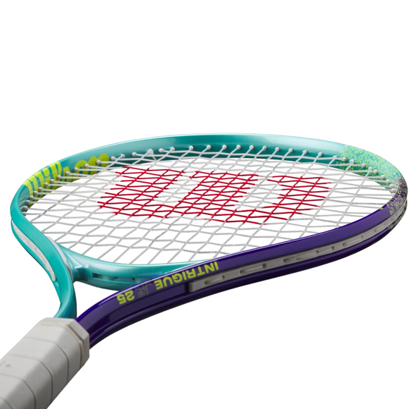 Rakieta do tenisa ziemnego Wilson Intrigue Junior 25 TNS RKT 3 7/8 miętowo-fioletowa WR180310U