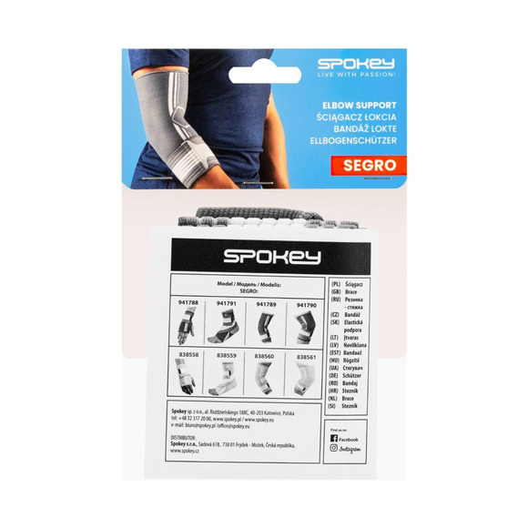 Ściągacz łokcia Spokey Segro Pro szary 941789