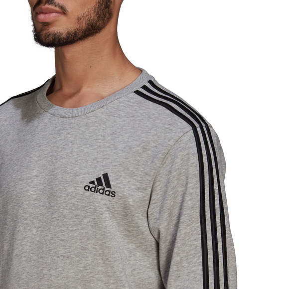 Bluza męska adidas Essentials Sweatshirt szara GK9101