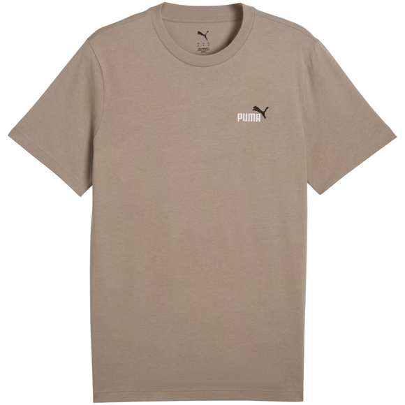 Koszulka męska Puma Graphics 2 Color Small No. 1 Logo Tee beżowa 684717 94