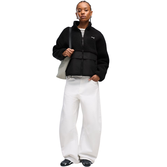 Kurtka damska Puma Re:Fibre Sherpa czarna 694567 01