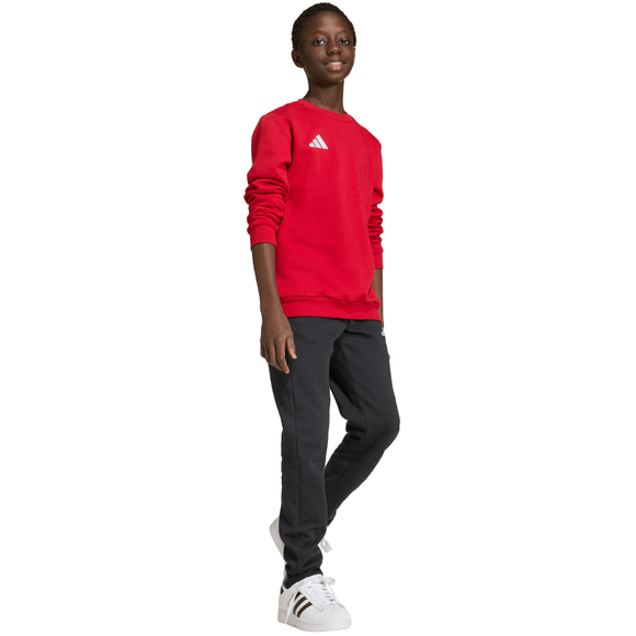 Bluza dla dzieci adidas Entrada 26 Sweat Top czerwona JZ6556