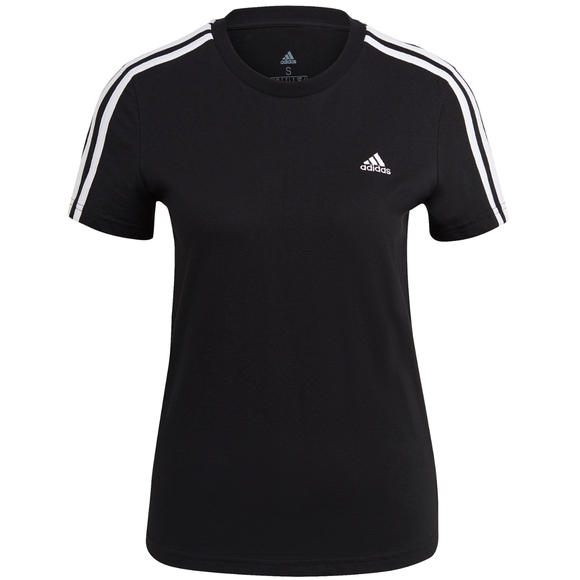 Koszulka damska adidas Essentials Slim T-Shirt czarna GL0784