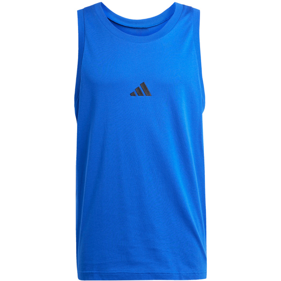 Koszulka męska adidas Essentials Small Logo Tank niebieska JE8978