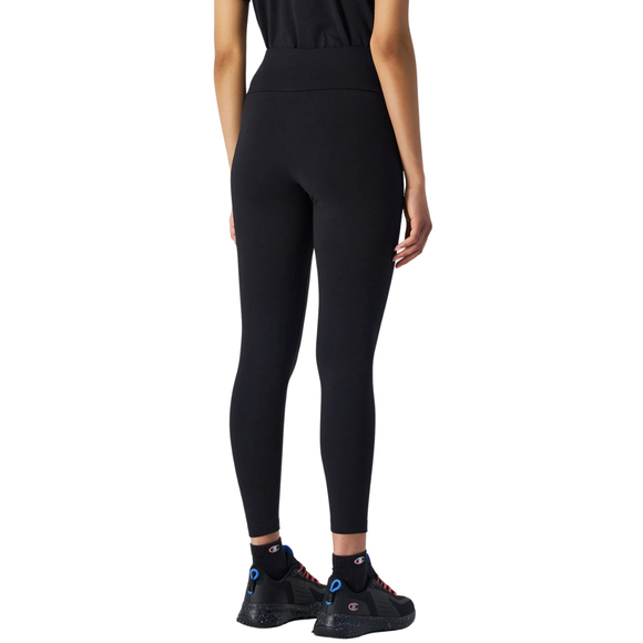 Legginsy damskie Champion Crop Leggings 7/8 czarne 117558 KK001 