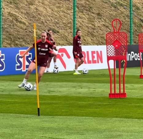 Mur piłkarski ELITE 180 cm Czerwony