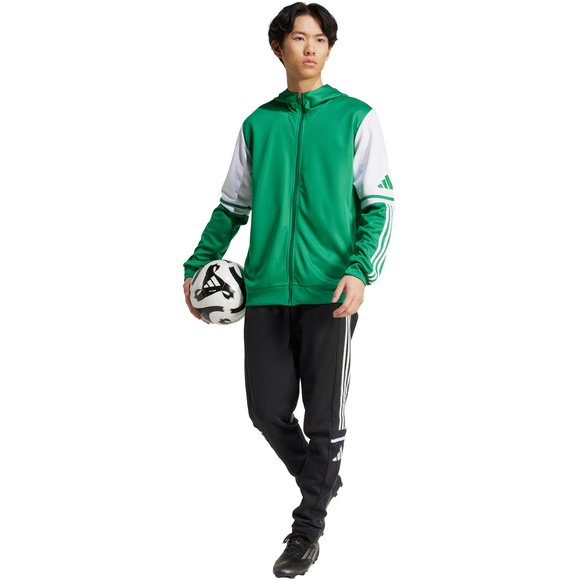 Bluza męska adidas Squadra 25 Hoody zielono-biała JP3164