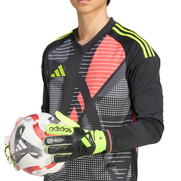 Rękawice bramkarskie adidas Copa Club czarno-zielone JN5340