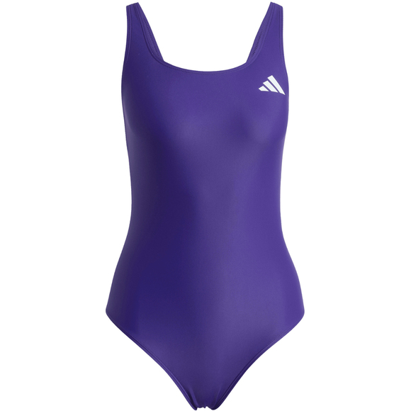 Kostium kąpielowy damski adidas V-back fioletowy KS2951