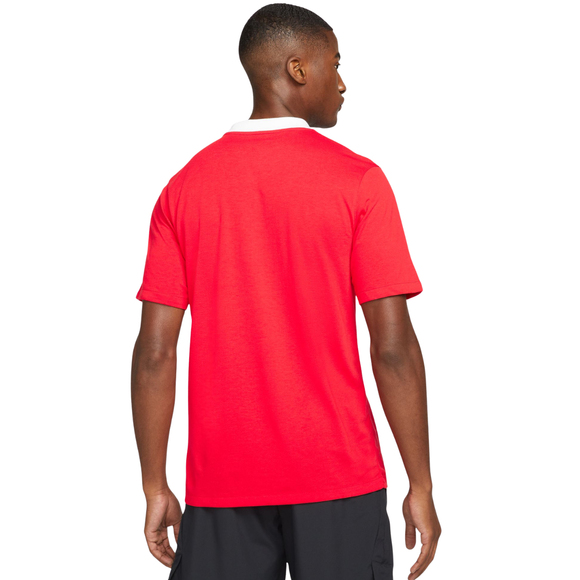 Koszulka męska Nike Dri-FIT Park 20 Polo SS czerwona CW6933 657