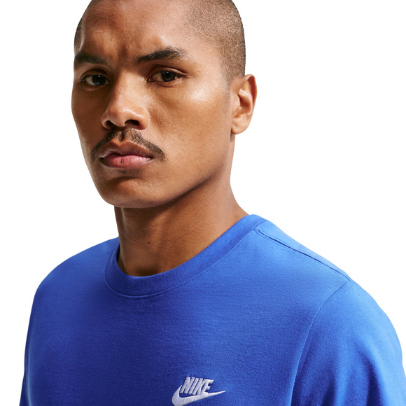 Koszulka męska Nike Club Tee niebieska AR4997 480
