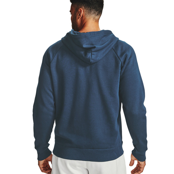 Bluza męska Under Armour Rival Fleece FZ Hoodie granatowa 1357111 408