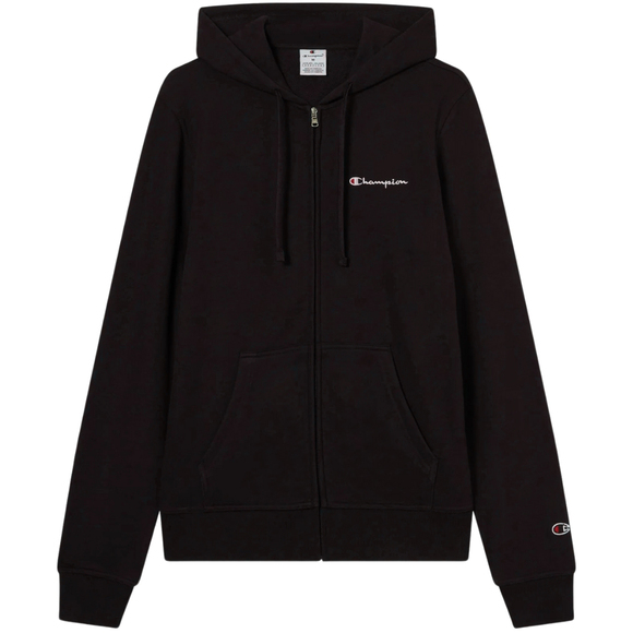Bluza męska Champion Full Zip Hoodie Sweatshirt czarna 220731 KK001