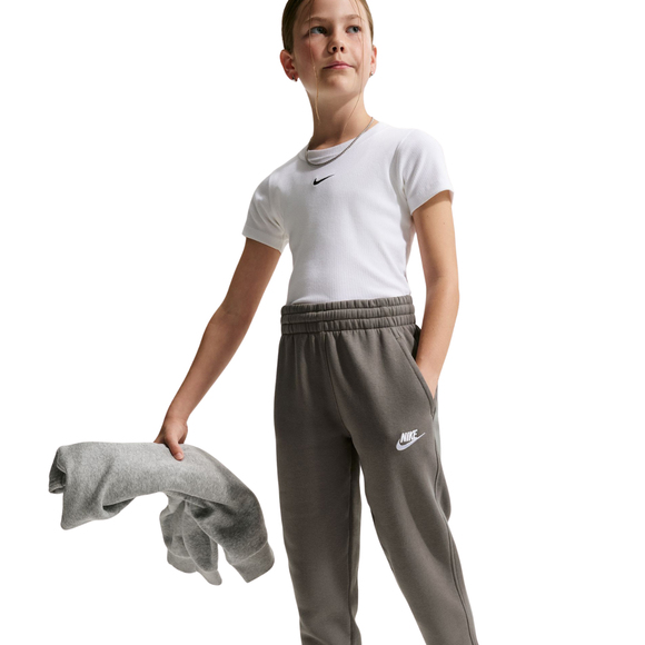 Spodnie dla dzieci Nike Sportswear Club Fleece szare FD3008 289