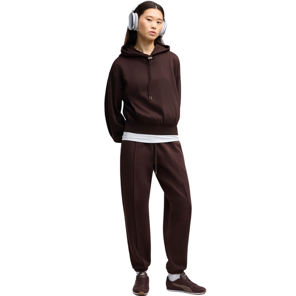 Bluza damska Puma Her Relaxed Hoodie brązowa 694027 33