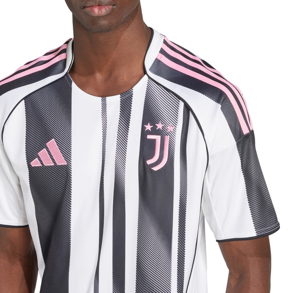 Koszulka męska adidas Juventus Home 25/26 biało-czarna JJ4320 