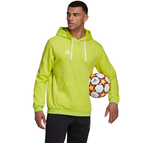 Bluza męska adidas Entrada 22 Hoody limonkowa HC5083