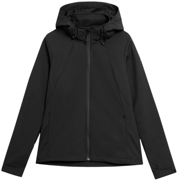 Kurtka damska 4F softshell głęboka czerń H4Z22 SFD001 20S