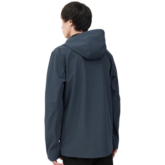 Kurtka męska softshell 4F M043 ciemny szary 4FSS23TSOFM043 23S