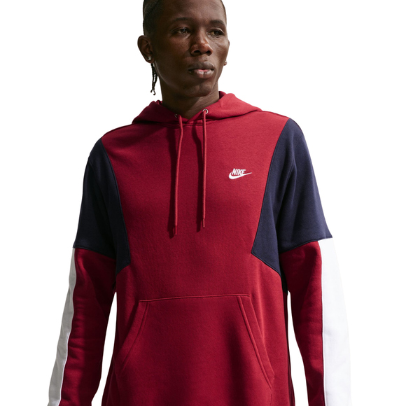 Dres męski Nike Sportswear Club bordowy HV1165 613