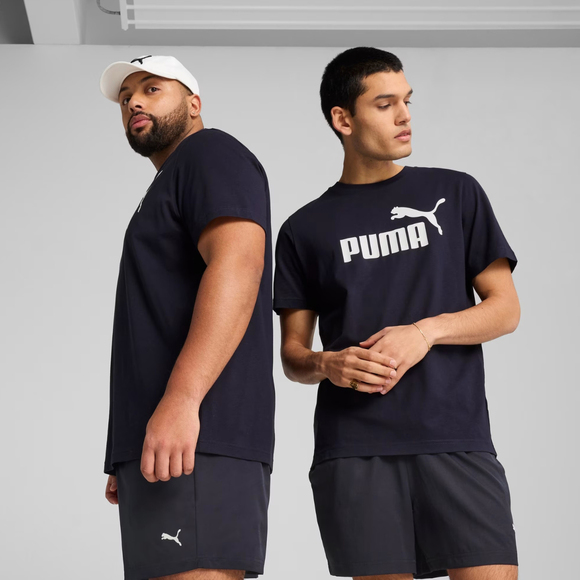 Koszulka męska Puma Ess No.1 Logo Tee granatowa 682532 16