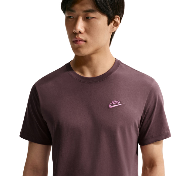 Koszulka męska Nike Club Tee brązowa AR4997 502