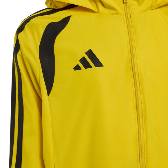 Kurtka dla dzieci adidas Tiro 26 League Windbreaker żółta KT2425