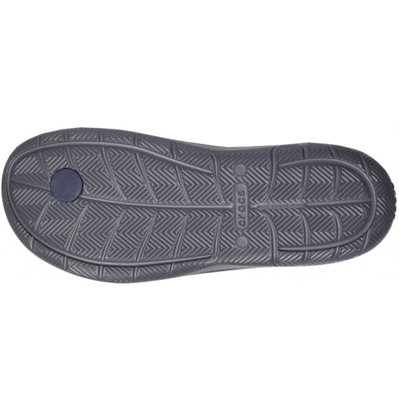 Klapki Crocs Swiftwater Wave Flip M granatowo-szare 206242 4HE
