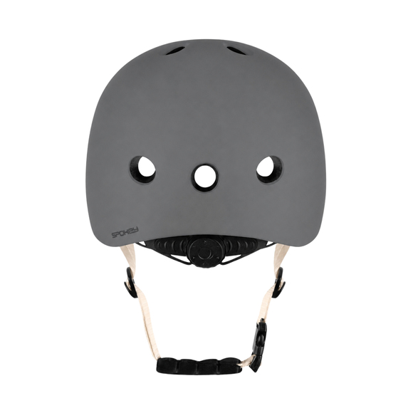 Kask rowerowy Spokey Peanut 54-58 cm szary 946432