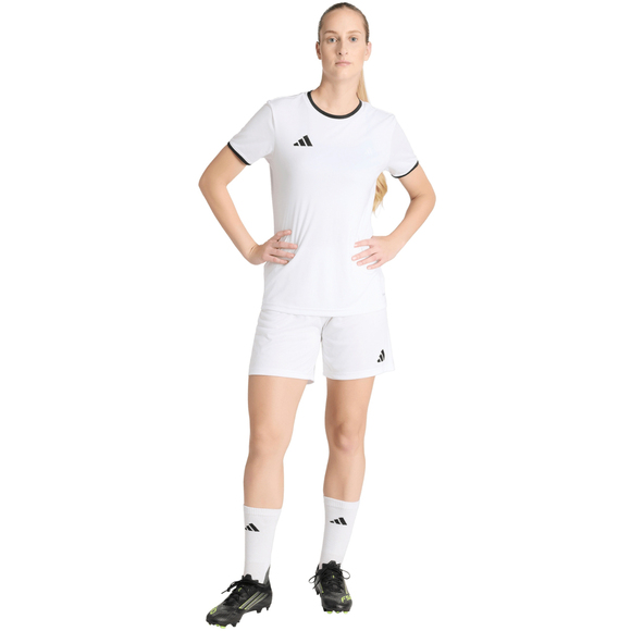 Spodenki damskie adidas Entrada 26 białe JZ2537