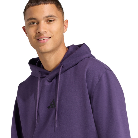 Bluza męska adidas Essentials Feelcozy fioletowa JX5661